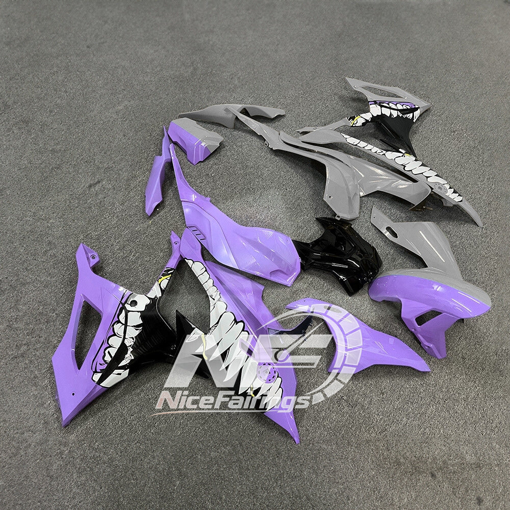For BMW S1000RR 2019-2022 M Motorsport Motorcycle Fairing Kit, Aftermarket ABS Body Panels | NiceFairings - side angle image