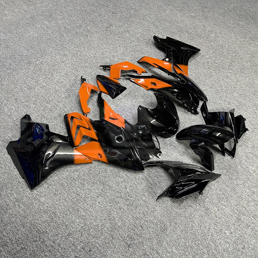 For BMW S1000RR 2017-2018 Blue Silver Standard No Tank Cover Sportbike Fairings, Custom ABS Bodywork And Replacement Plastics | NiceFairings - side angle image