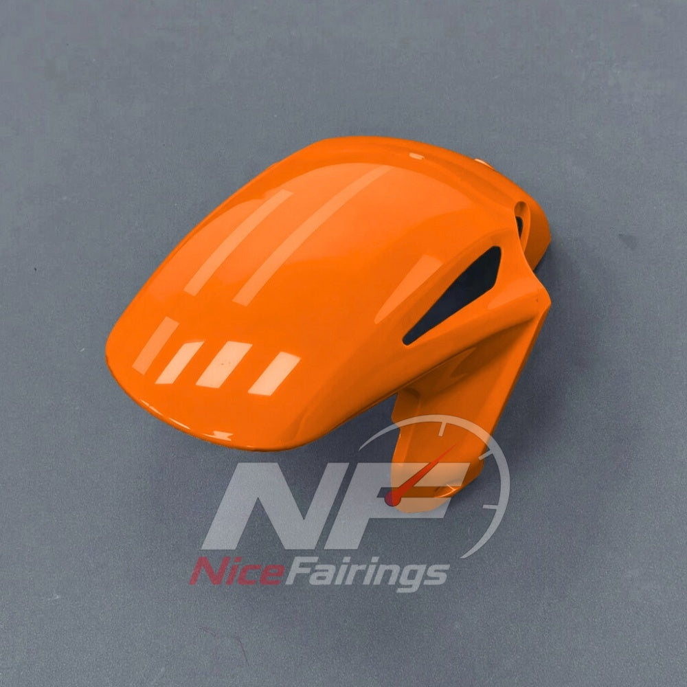 For Honda CBR1000RR-R 2024-2026 Orange Black Custom Fairings with ABS Sportbike Plastics and Full Body Kit | NiceFairings - side angle image