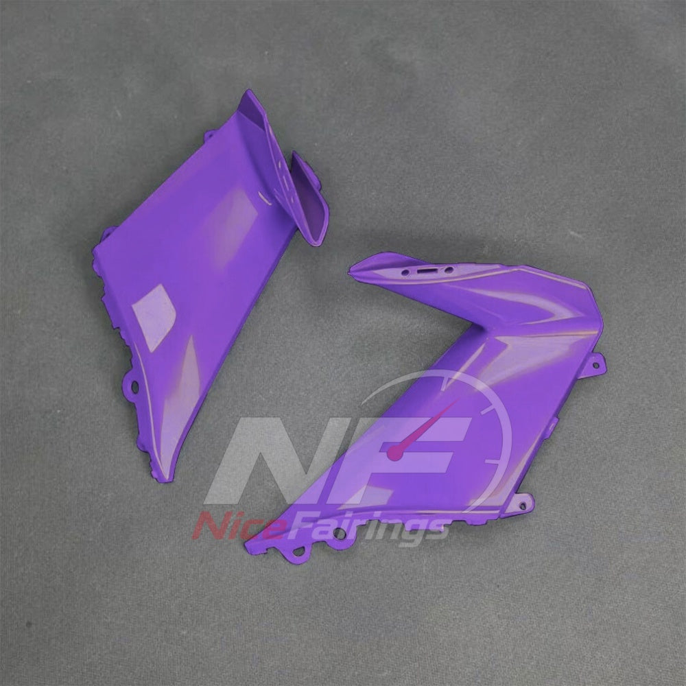 For BMW S1000RR 2025-2026 Purple Black ABS Body Kit with Street and Track Fairing Panels | NiceFairings - side angle image