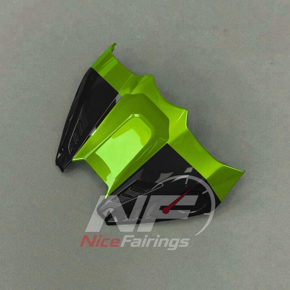 For Honda CBR1000RR-R 2024-2026 Green Black Custom Fairings with ABS Sportbike Plastics and Full Body Kit | NiceFairings - side angle image