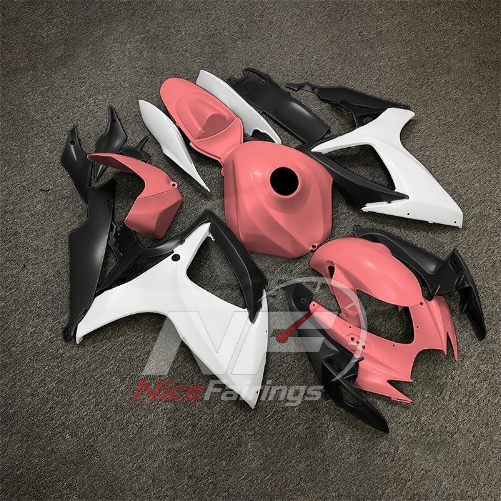 For Suzuki GSXR600 GSXR750 K6 2006-2007 Motorcycle Fairing Kit Gray Body Panels | NiceFairings - side angle image