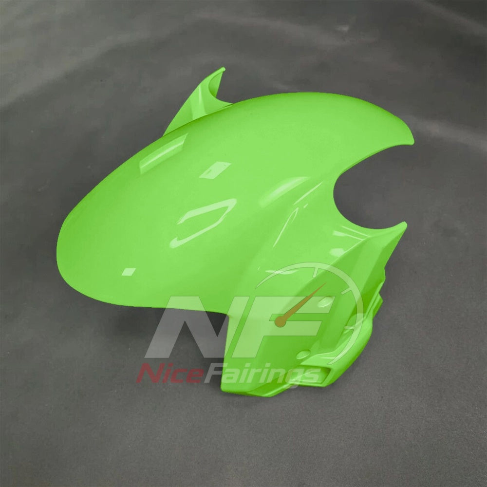 For BMW S1000RR 2025-2026 Green Black ABS Body Kit with Street and Track Fairing Panels | NiceFairings - side angle image