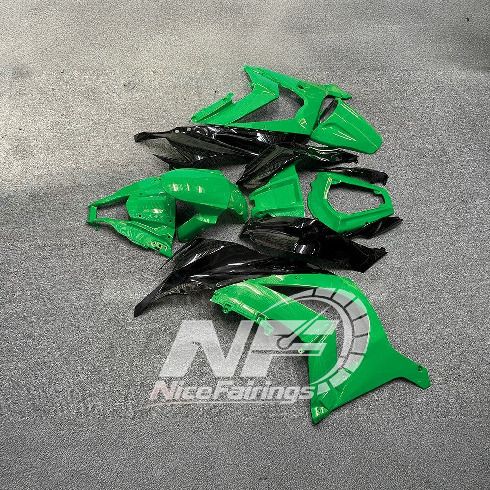 For KAWASAKI ZX10R 2011-2015 Custom Sportbike Fairings | NiceFairings - side angle image