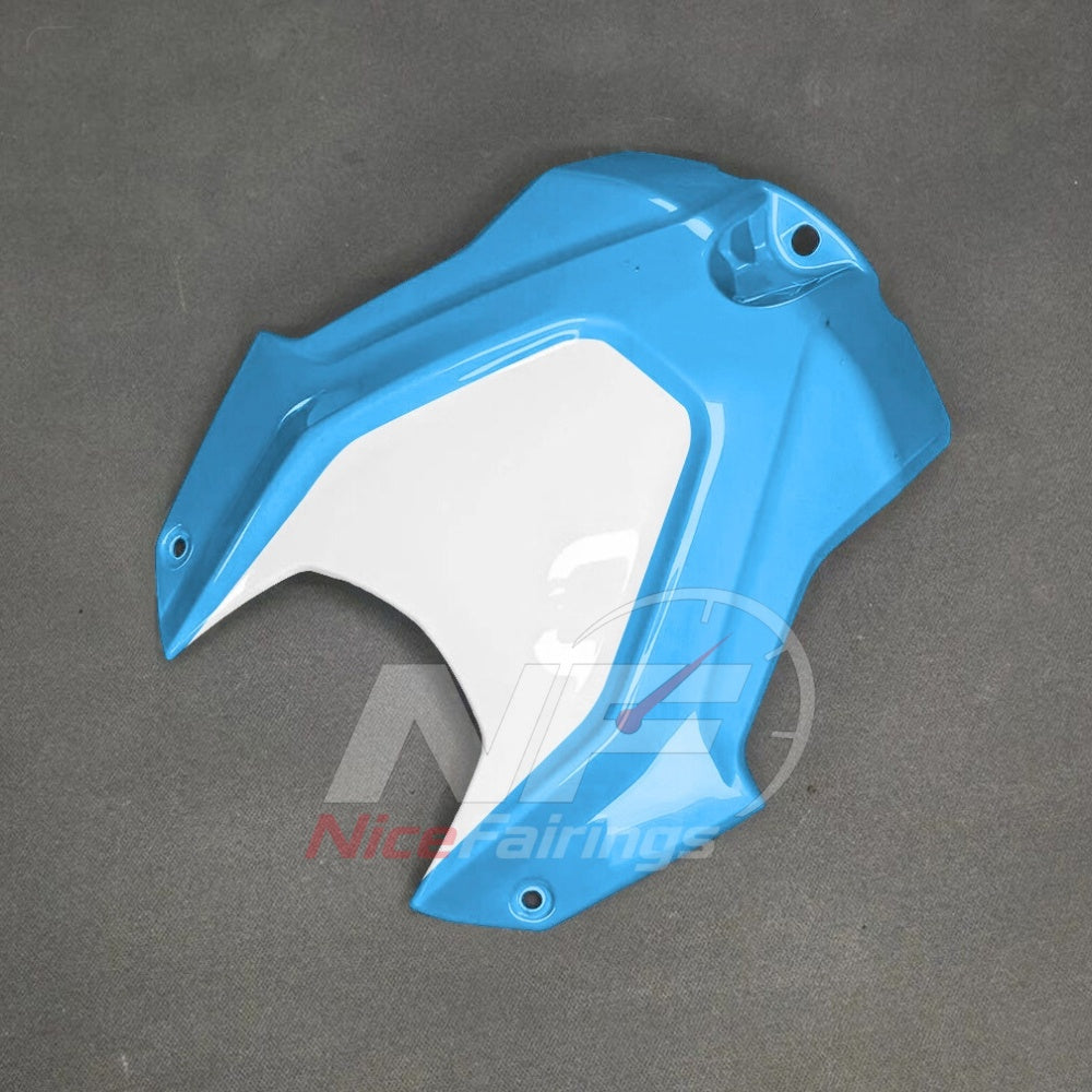 For BMW S1000RR 2025-2026 Blue Black Sportbike Fairing Set with Custom Painted Plastics | NiceFairings - side angle image