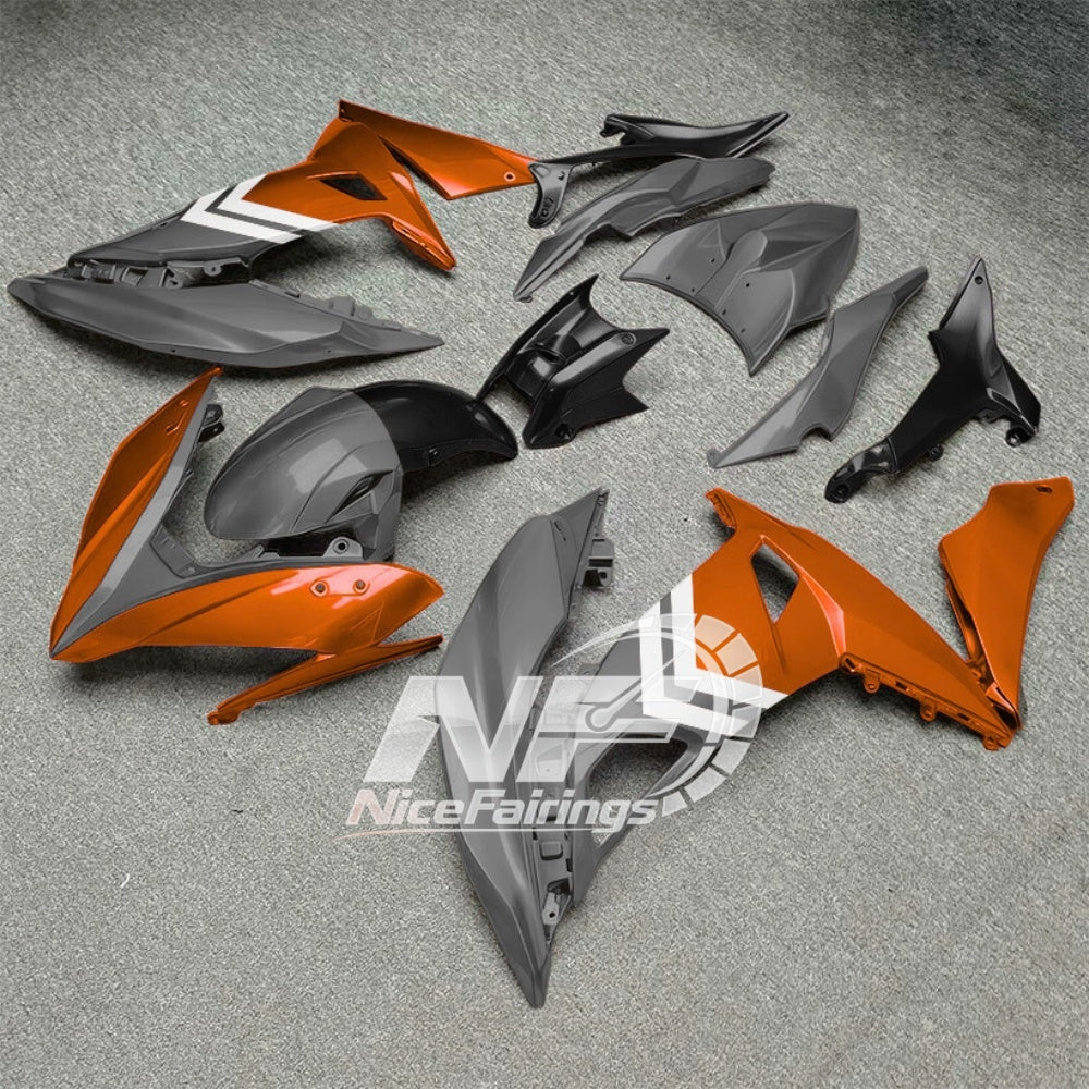 Ninja 650 2017-2019 ABS Motorcycle Plastics Style 46 | NiceFairings - side angle image