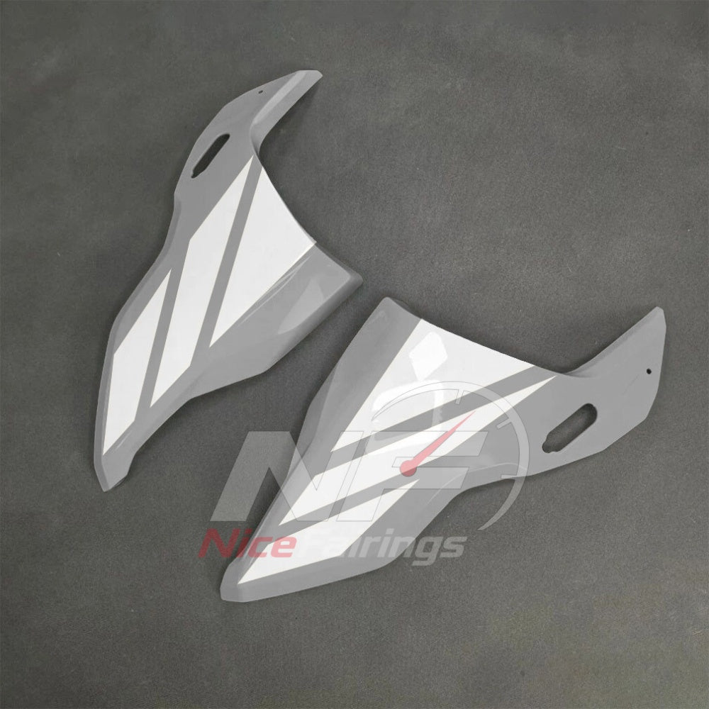 For BMW S1000RR 2025-2026 Red Black Custom Fairings with ABS Sportbike Plastics and Full Body Kit | NiceFairings - side angle image