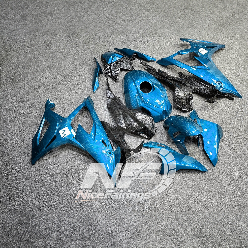 For BMW S1000RR 2019-2022 Full Body Kit Premium Edition Custom Fairings, ABS Replacement Plastics Full Body Kit | NiceFairings - side angle image