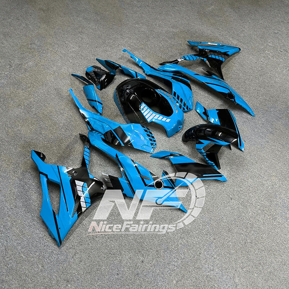 For BMW S1000RR 2019-2022 Street Bodywork Full Fairing Kit, Painted ABS Motorcycle Plastics | NiceFairings - side angle image