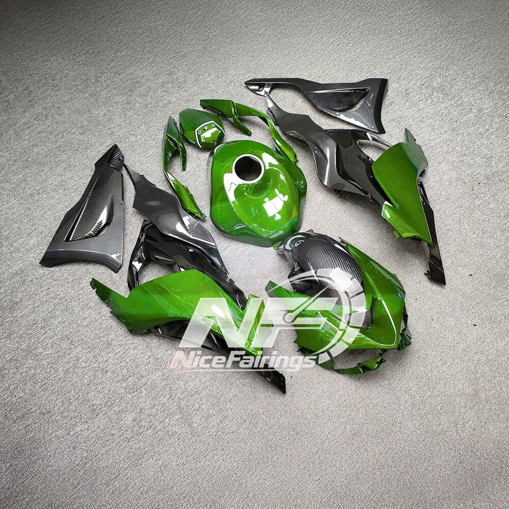 For Kawasaki ZX-6R 636 2024-2025 Replacement Fairing Set Aftermarket Panels Signature Edition | NiceFairings - side angle image