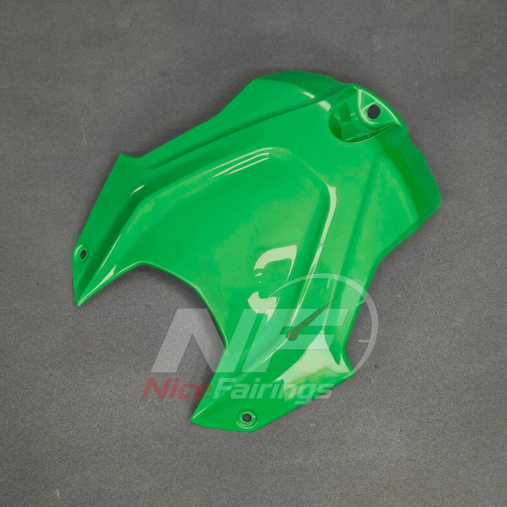 For BMW S1000RR 2025-2026 Green Black Sportbike Fairing Set with Custom Painted Plastics | NiceFairings - side angle image