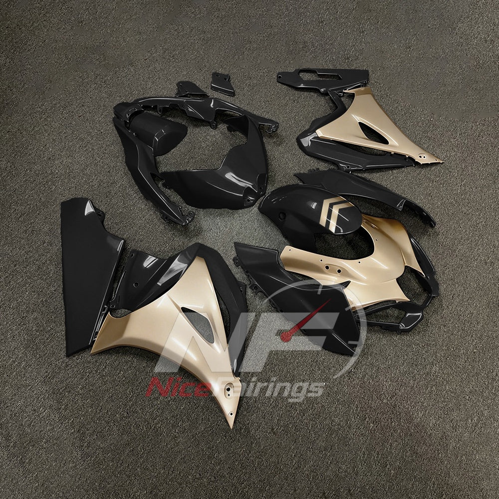 For Suzuki GSXR1000 K17 2017 2018-2026 ABS Body Kit Yellow Black Street Track Fairings | NiceFairings - side angle image