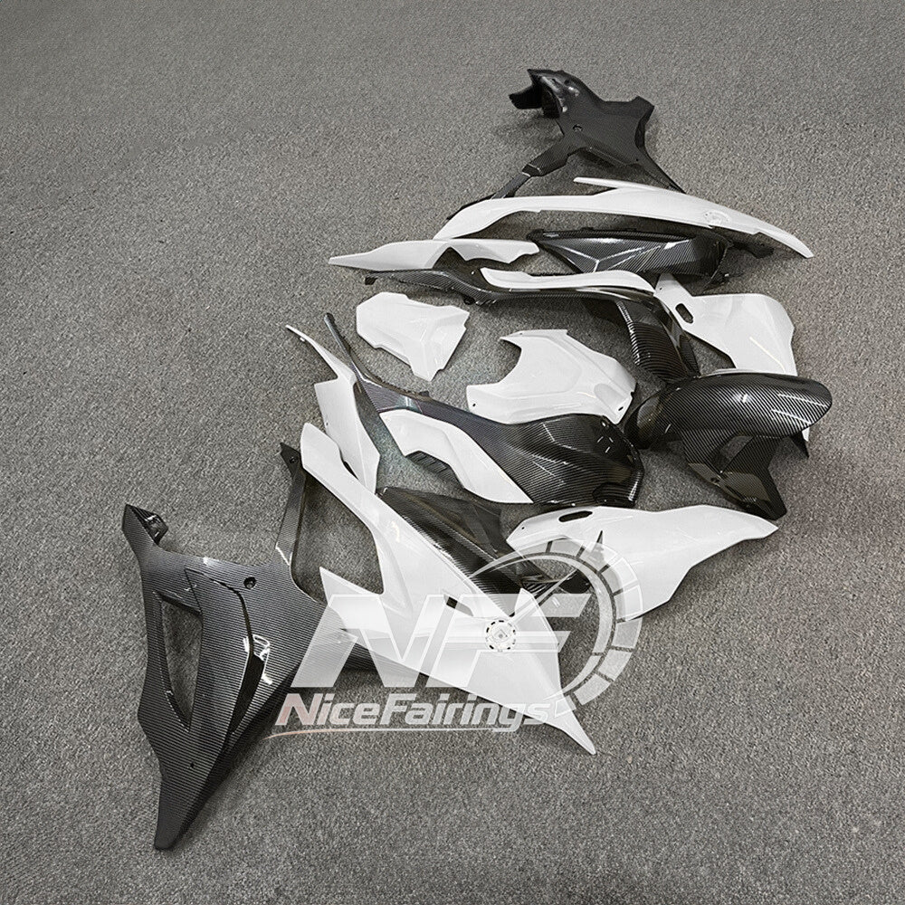 For BMW S1000RR 2019-2022 Gloss Black Performance Edition Sportbike Fairings, Custom ABS Bodywork And Replacement Plastics | NiceFairings - side angle image