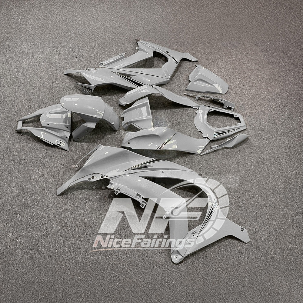 For KAWASAKI ZX10R 2011-2015 Custom Sportbike Fairings | NiceFairings - side angle image