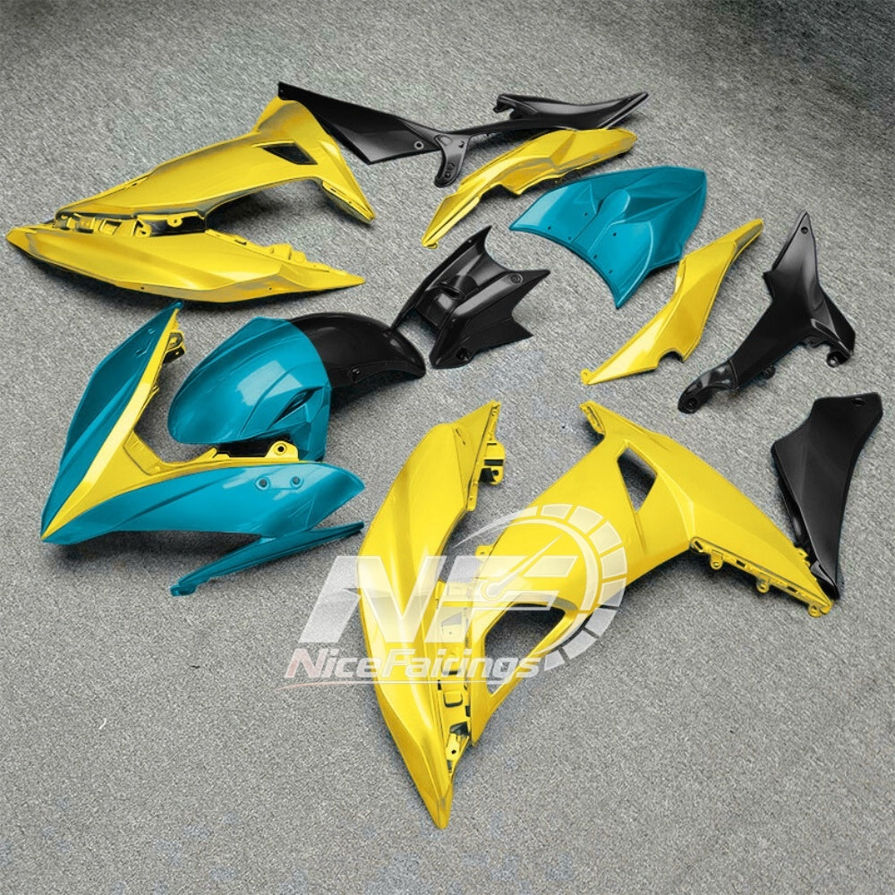 Ninja 650 2017-2019 ABS Motorcycle Plastics Style 54 | NiceFairings - side angle image