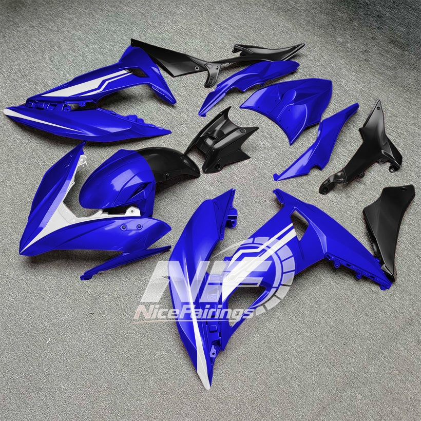 Ninja 650 2017-2019 ABS Motorcycle Plastics Style 38 | NiceFairings - side angle image