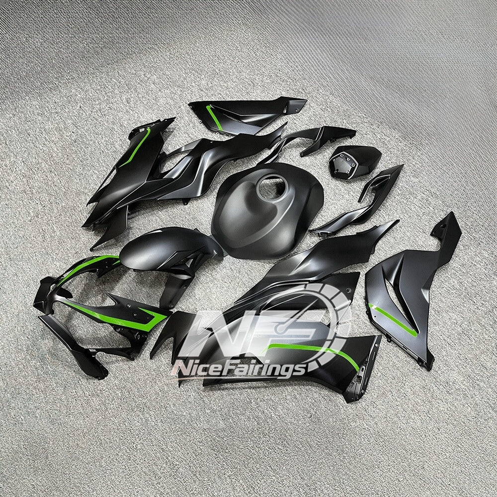 Ninja ZX6R 636 2019-2023 Sportbike Plastics Street Bodywork Tank Cover | NiceFairings - side angle image