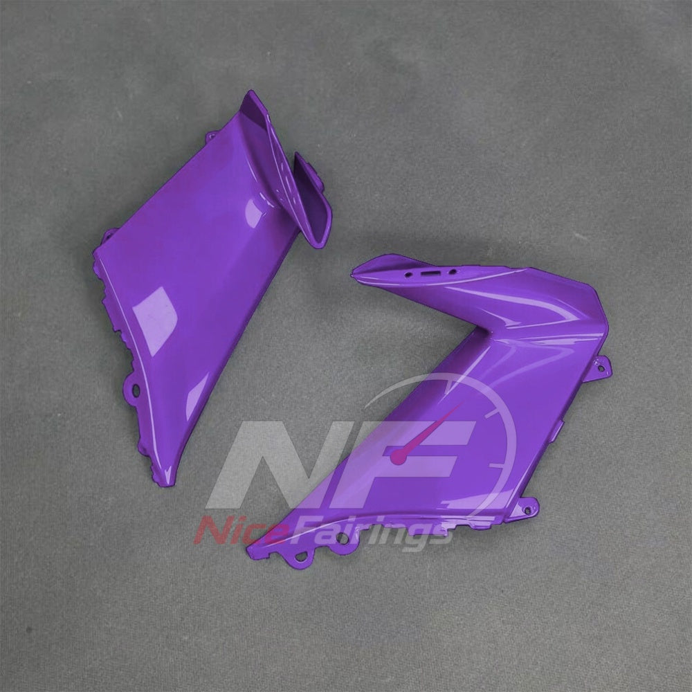For BMW S1000RR 2025-2026 Purple Black ABS Body Kit with Street and Track Fairing Panels | NiceFairings - side angle image