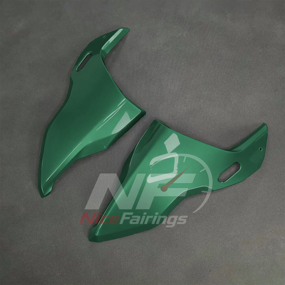 For BMW S1000RR 2025-2026 Green Black Motorcycle Fairing Kit with Aftermarket Body Panels | NiceFairings - side angle image