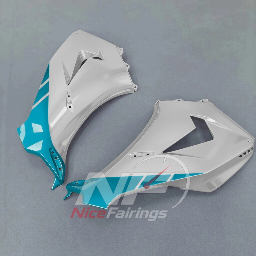 For Honda CBR1000RR-R SP 2024-2026 Teal Black Motorcycle Fairing Kit with Aftermarket Body Panels | NiceFairings - side angle image