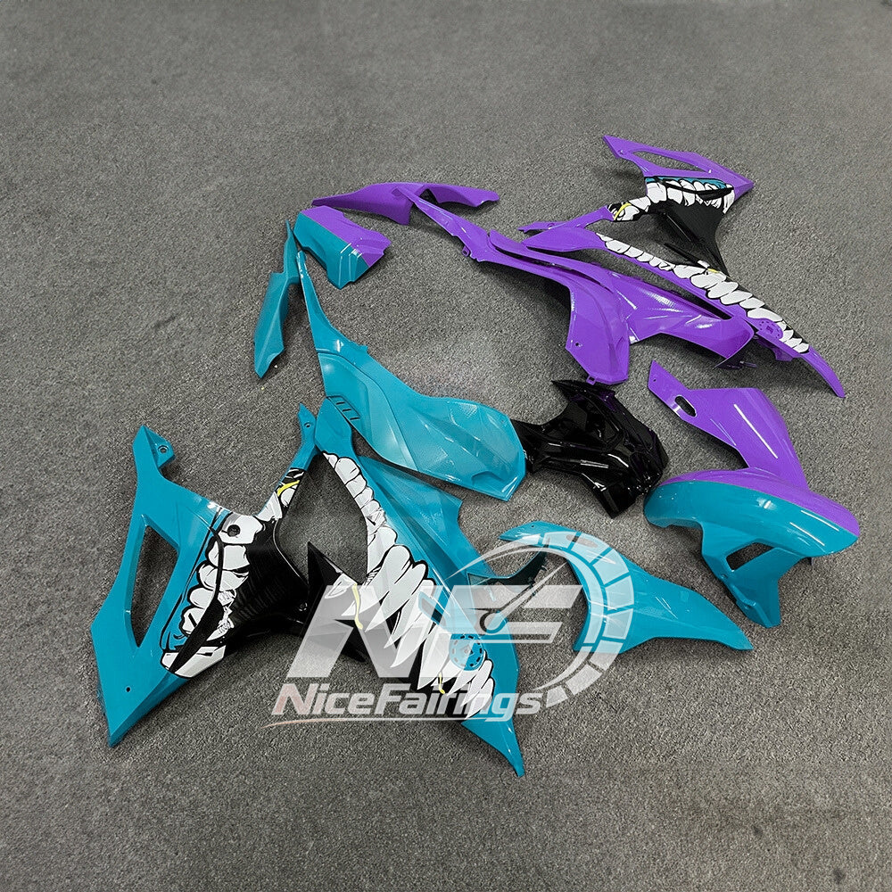 For BMW S1000RR 2019-2022 Track Edition Motorcycle Fairing Kit, Aftermarket ABS Body Panels | NiceFairings - side angle image