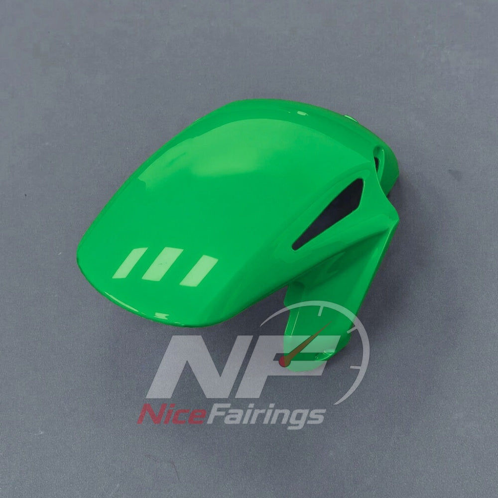 For Honda CBR1000RR-R SP 2024-2026 Green Black Sportbike Fairing Set with Custom Painted Plastics | NiceFairings - side angle image