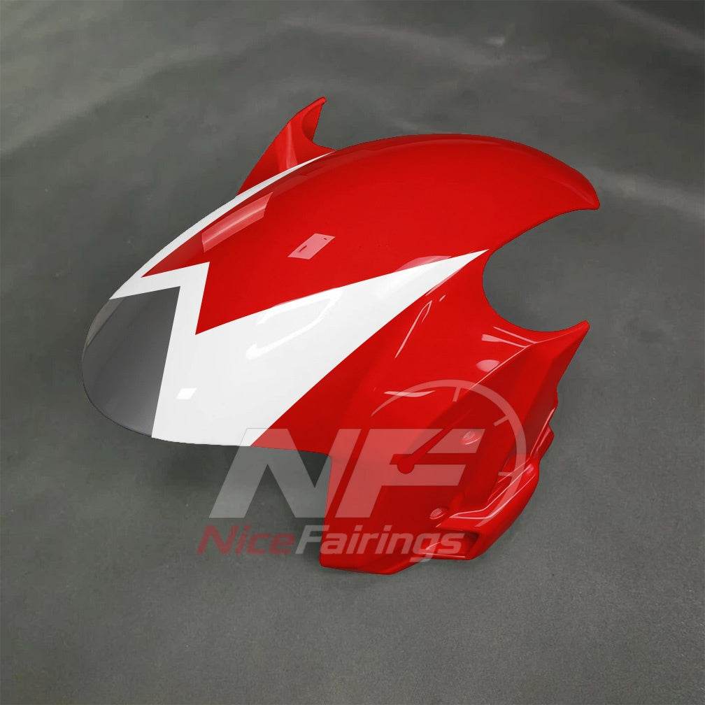 For BMW S1000RR 2025-2026 Red Black Painted ABS Fairings with Complete Replacement Bodywork | NiceFairings - side angle image