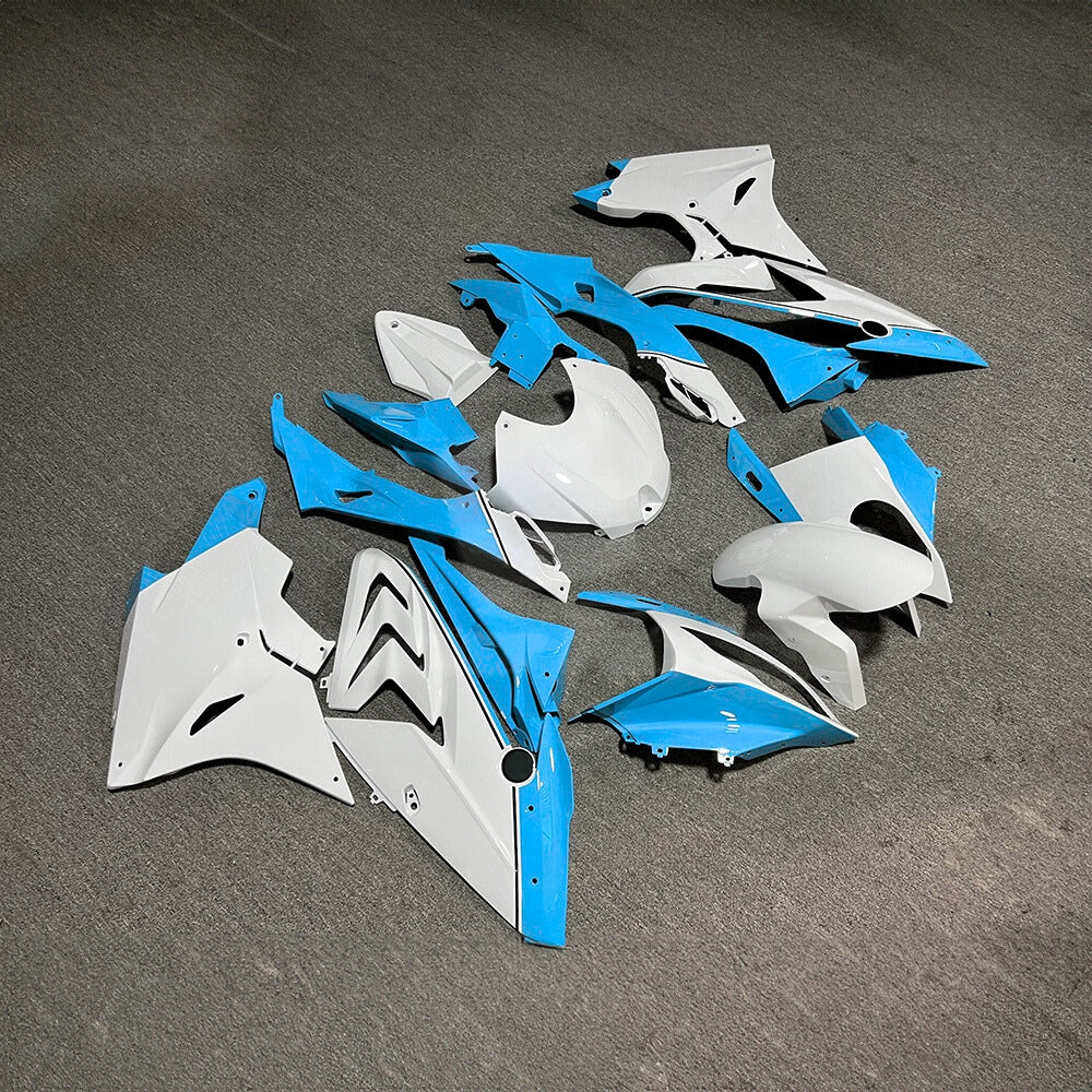 For BMW S1000RR 2017-2018 Gloss Black Standard No Tank Cover Sportbike Fairings, Custom ABS Bodywork And Replacement Plastics | NiceFairings - side angle image