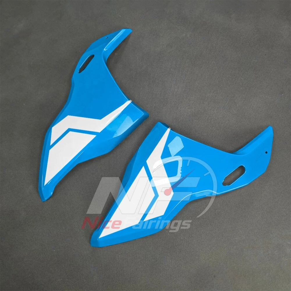 For BMW S1000RR 2025-2026 Blue Black ABS Fairing Kit with Painted Bodywork and Replacement Panels | NiceFairings - side angle image