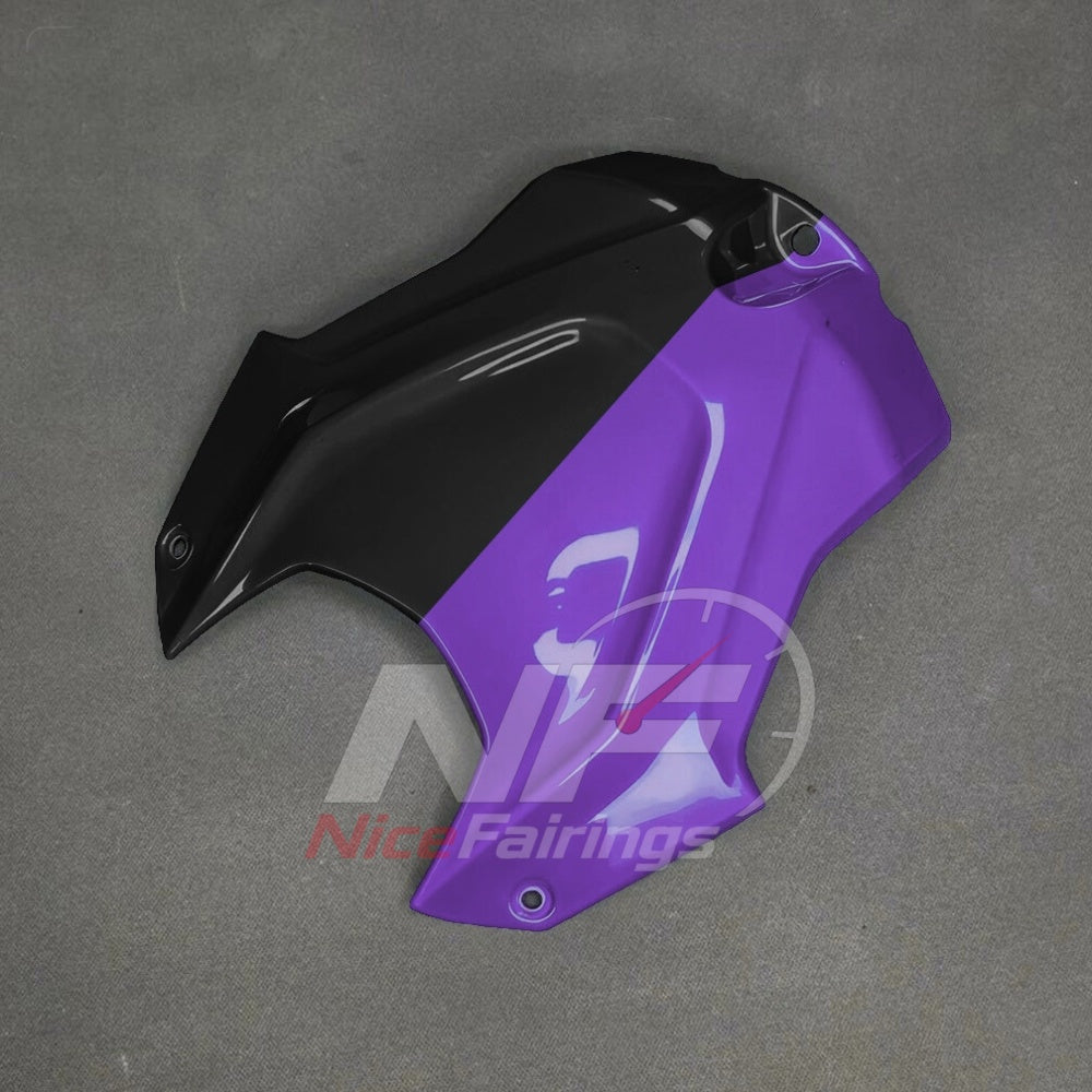 For BMW S1000RR 2025-2026 Purple Black ABS Body Kit with Street and Track Fairing Panels | NiceFairings - side angle image