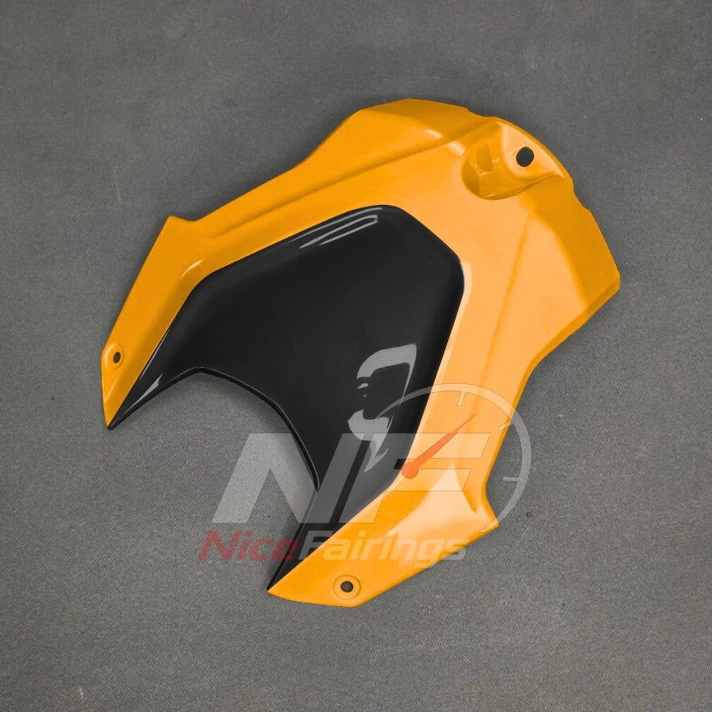 For BMW S1000RR 2025-2026 Yellow Black Custom Fairings with ABS Sportbike Plastics and Full Body Kit | NiceFairings - side angle image
