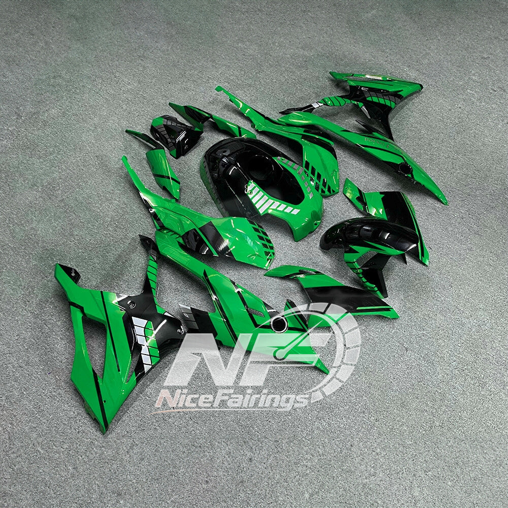For BMW S1000RR 2019-2022 Full Body Kit Custom Painted ABS Body Kit With Tank Cover | NiceFairings - side angle image