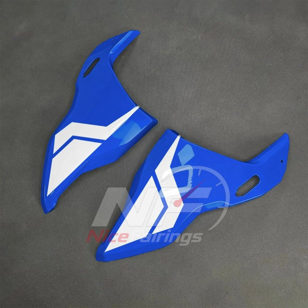 For BMW S1000RR 2025-2026 Blue Black ABS Body Kit with Street and Track Fairing Panels | NiceFairings - side angle image