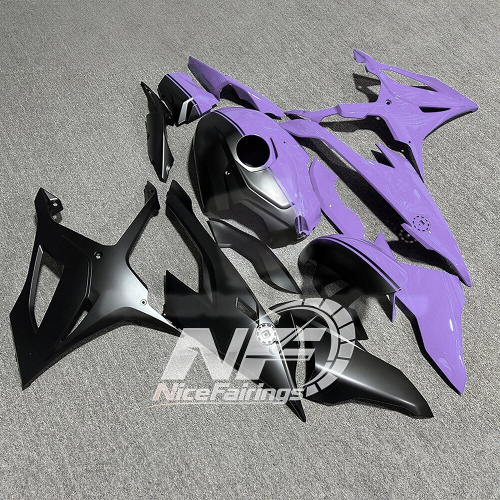 For BMW S1000RR 2019-2022 Racing Blue Motorcycle Fairing Kit, Aftermarket ABS Body Panels | NiceFairings - side angle image