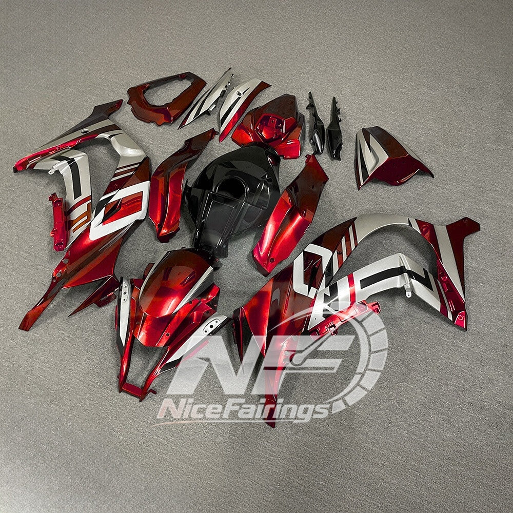 For KAWASAKI Ninja ZX10R 2011-2015 Replacement Fairing Kit | NiceFairings - side angle image