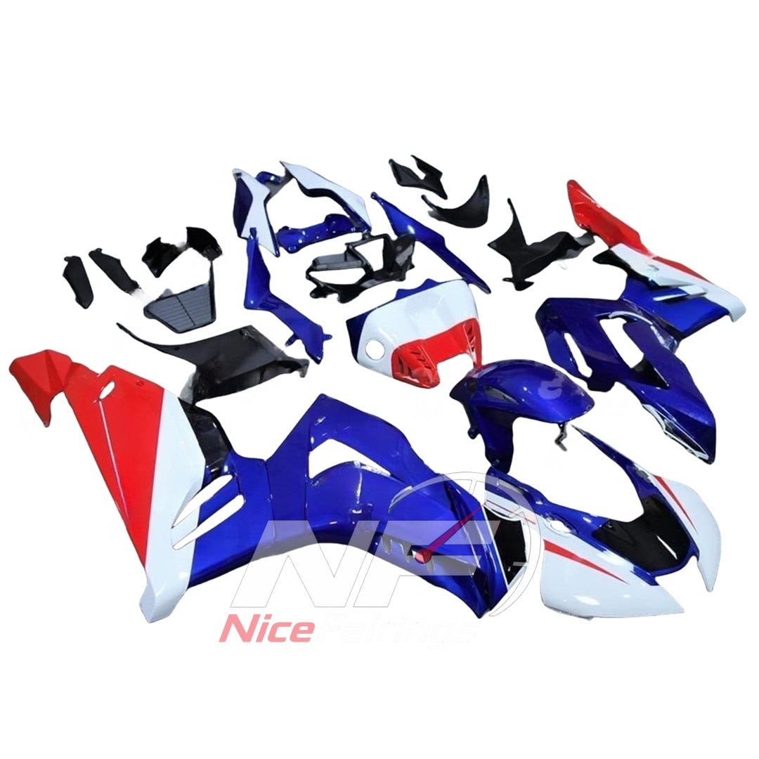 HRC White Red Blue ABS fairing kit for Honda CBR1000RR-R 2020-2023, design P17 - image 3