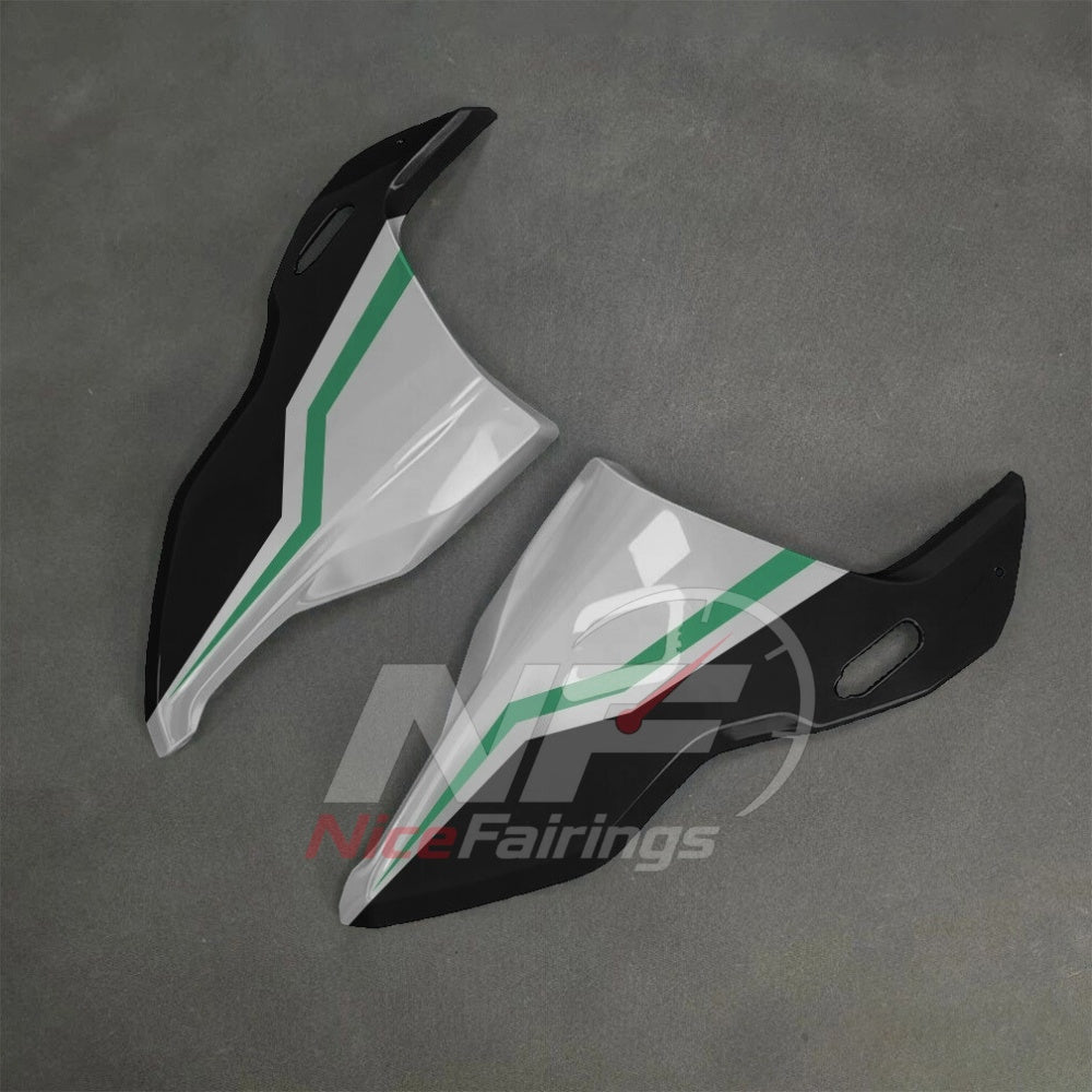 For BMW S1000RR 2025-2026 Green Black Motorcycle Fairing Kit with Aftermarket Body Panels | NiceFairings - side angle image