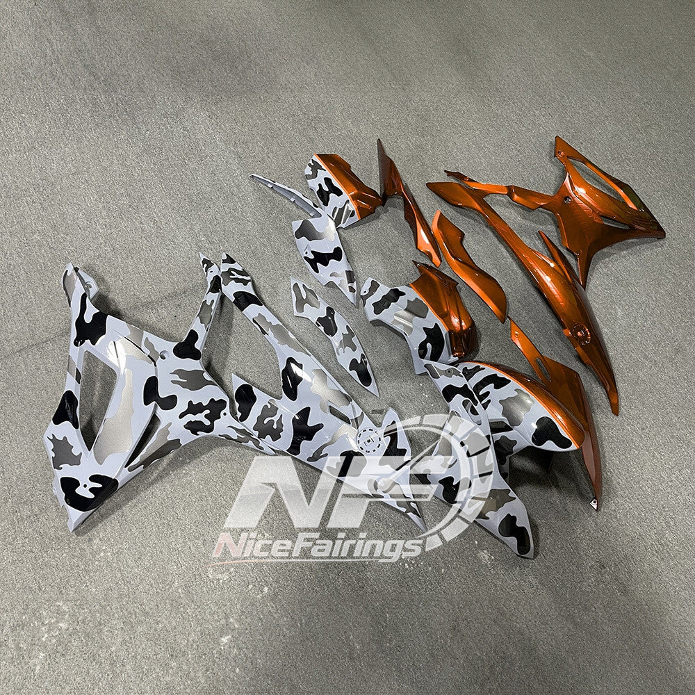 For BMW S1000RR 2019-2022 Carbon Look Elite Edition Full Fairing Kit, Painted ABS Motorcycle Plastics | NiceFairings - side angle image