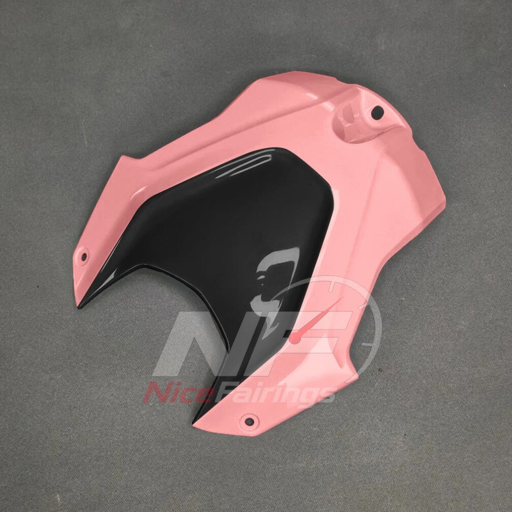 For BMW S1000RR 2025-2026 Red Black Sportbike Fairing Set with Custom Painted Plastics | NiceFairings - side angle image