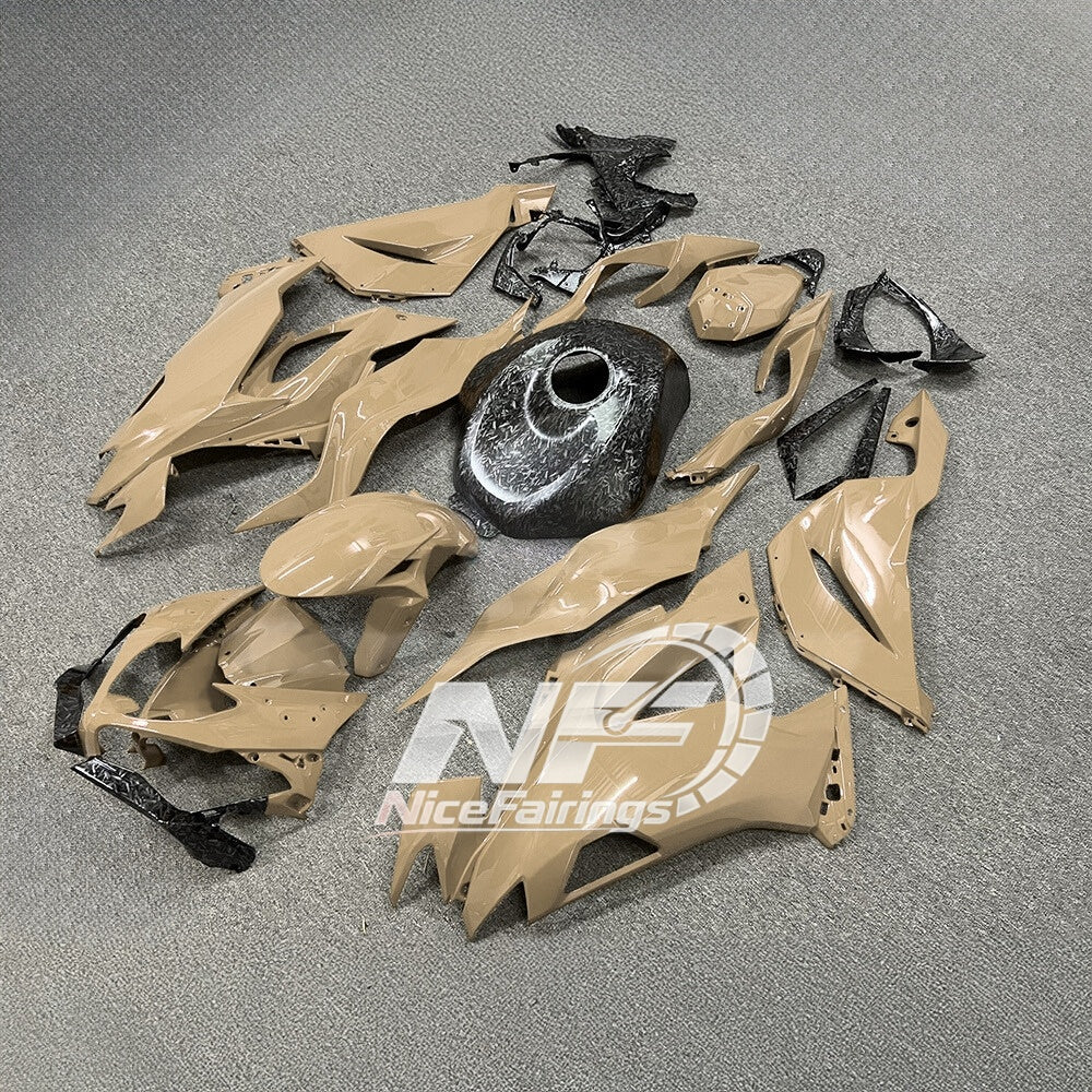 For Kawasaki ZX6R 636 Custom Painted ABS Body Kit Race Replica Premium Edition | NiceFairings - side angle image