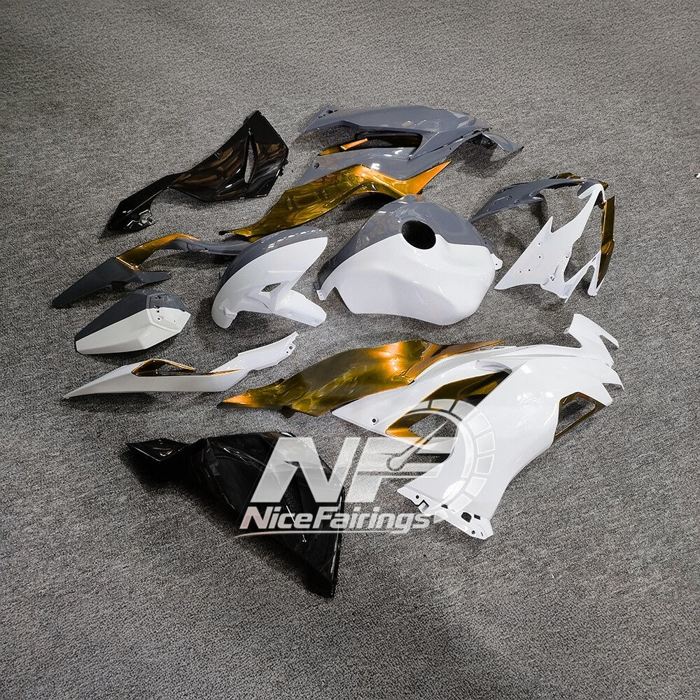 ZX6R 636 2019-2023 Painted Motorcycle Bodywork Custom Graphics Tank Cover | NiceFairings - side angle image