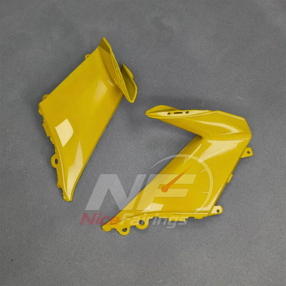 For BMW S1000RR 2025-2026 Yellow Black Sportbike Fairing Set with Custom Painted Plastics | NiceFairings - side angle image