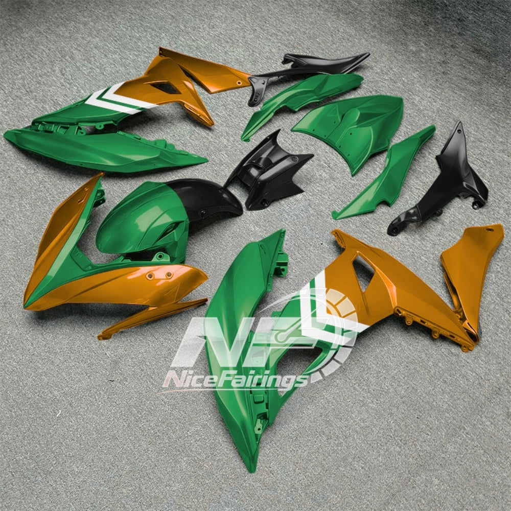 Ninja 650 ER-6F Painted Fairing Body Kit Style 48 | NiceFairings - side angle image
