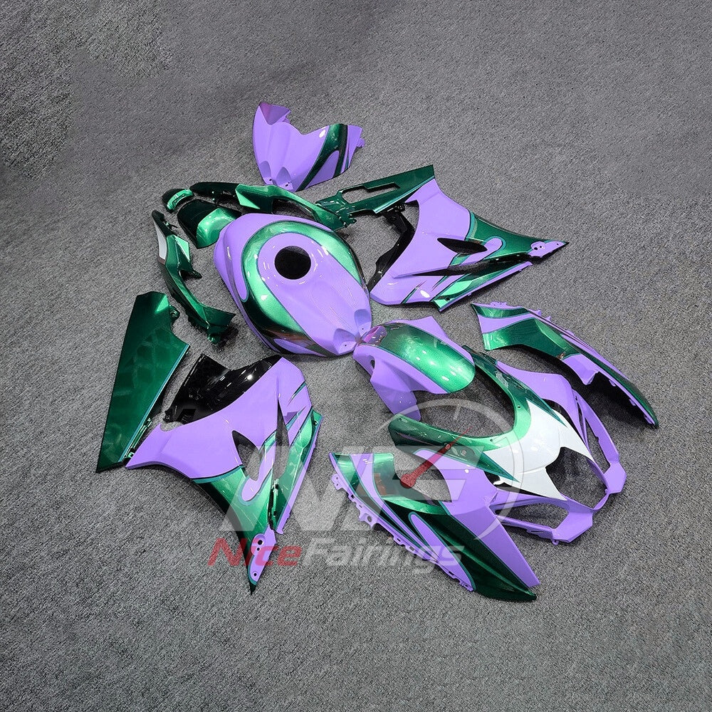 For Suzuki GSXR1000 K17 2017-2026 K17 Painted ABS Fairings Purple Complete Bodywork | NiceFairings - side angle image
