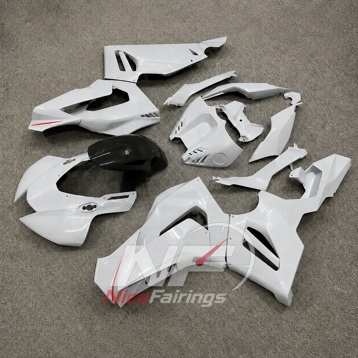White Black Red ABS fairing kit for Honda CBR1000RR-R 2020-2023, design D41-P27 - image 3