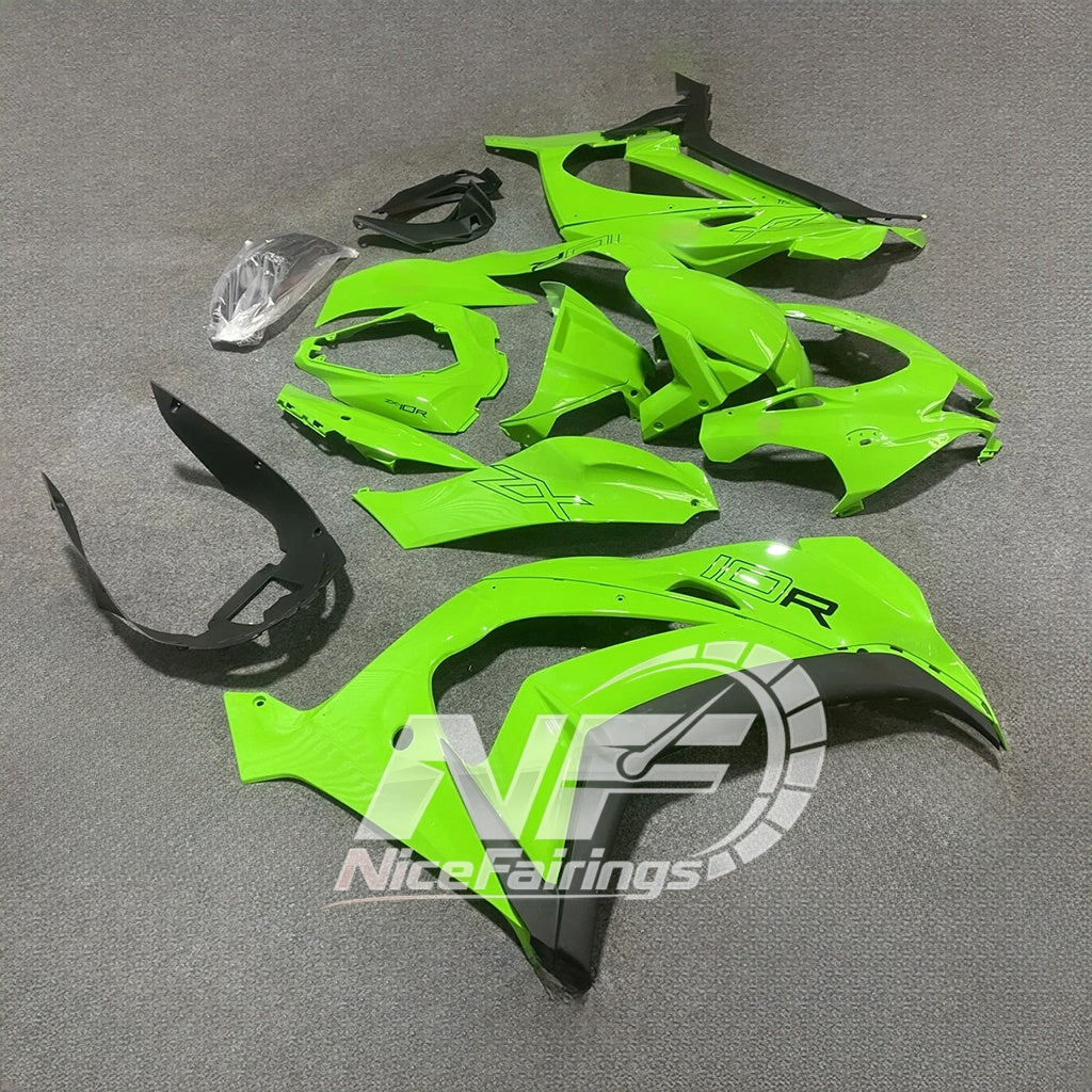 For KAWASAKI Ninja ZX10R 2011-2015 Complete Fairing Set | NiceFairings - side angle image