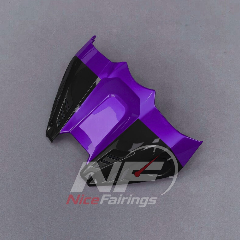 For Honda CBR1000RR-R SP 2024-2026 Purple Black Sportbike Fairing Set with Custom Painted Plastics | NiceFairings - side angle image