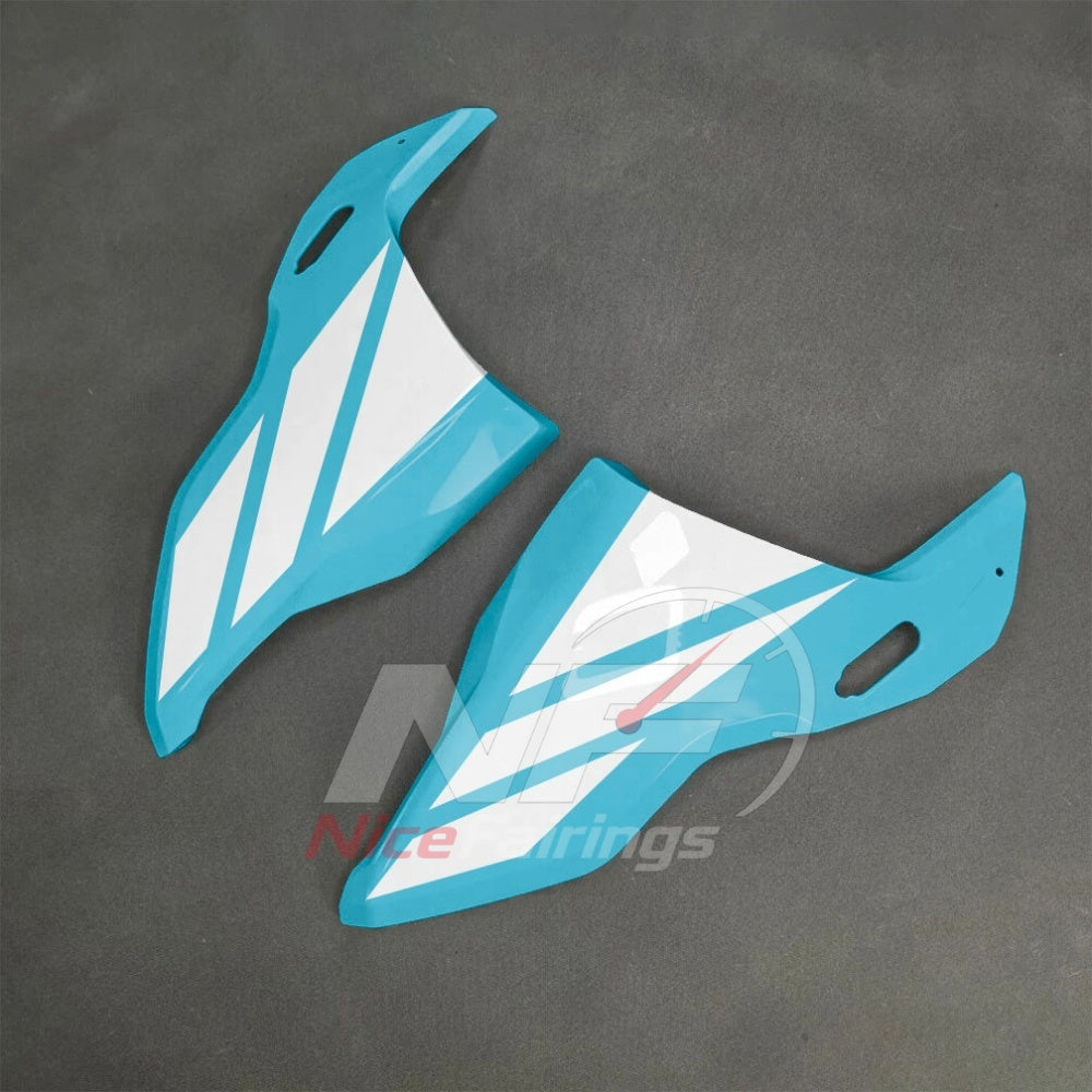 For BMW S1000RR 2025-2026 Teal Black Motorcycle Fairing Kit with Aftermarket Body Panels | NiceFairings - side angle image