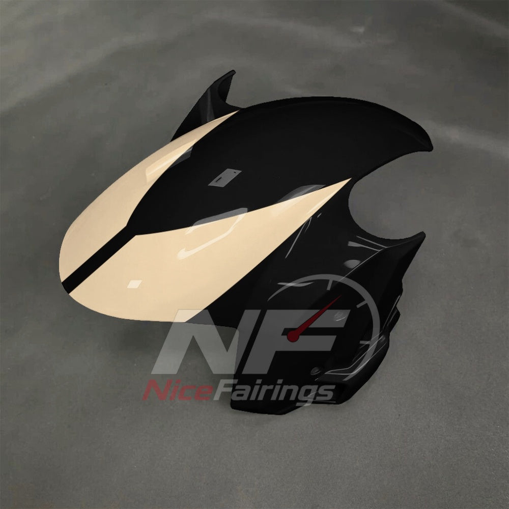 For BMW S1000RR 2025-2026 Yellow Black ABS Fairing Kit with Painted Bodywork and Replacement Panels | NiceFairings - side angle image