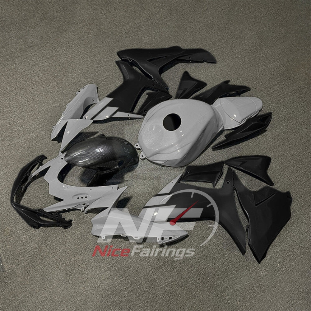 For Suzuki GSXR600 GSXR750 K11 2011-2016 ABS Body Kit Black Street Track Fairings | NiceFairings - side angle image